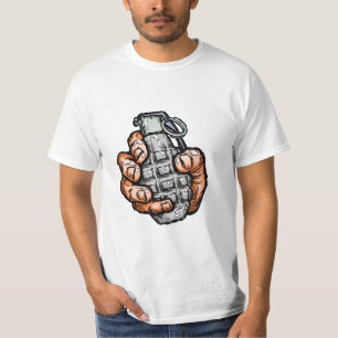 Hand Grenade In Comics Style T-Shirt