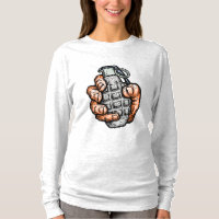 Hand Grenade In Comics Style