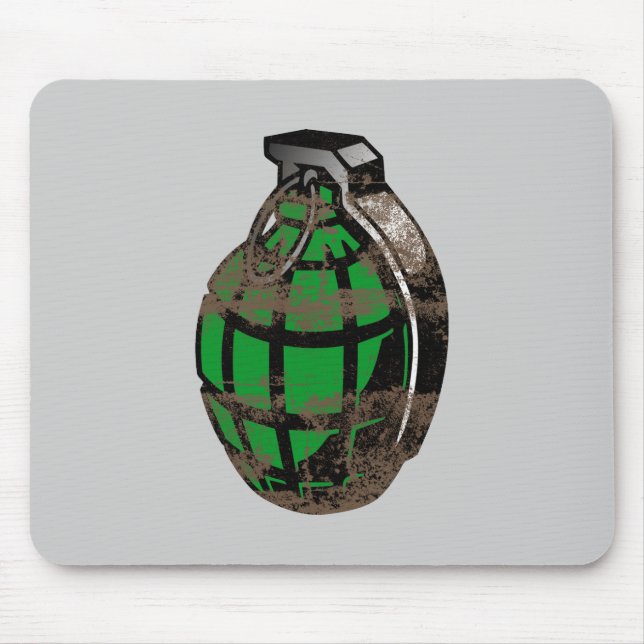 Hand Grenade Mouse Pad (Front)