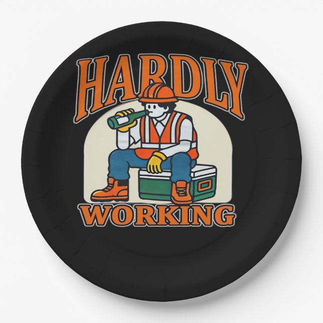 Hand Heart Skeleton Bone Spooky Girls Women Teens  Paper Plate (Front)