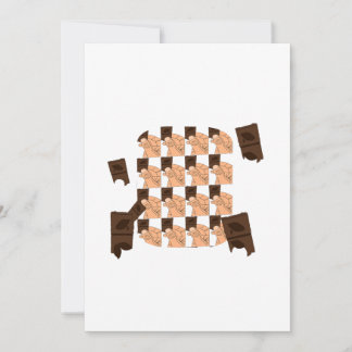 Hand holding a piece of Valentine's chocolate