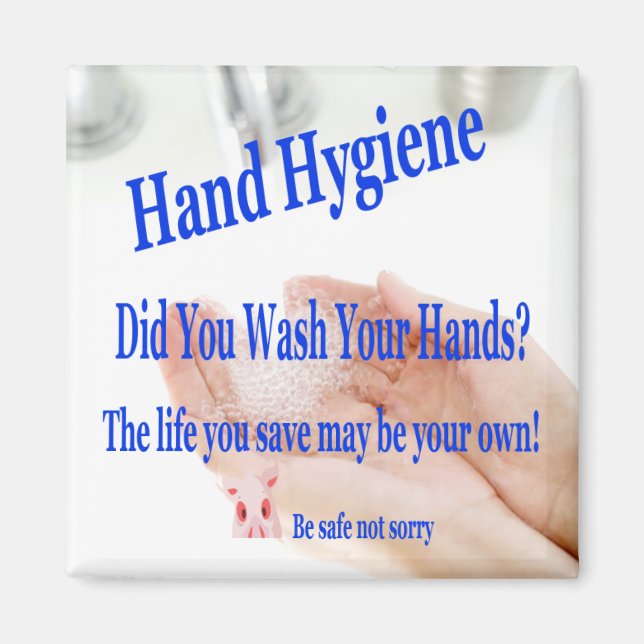 Hand Hygiene Magnet (Front)