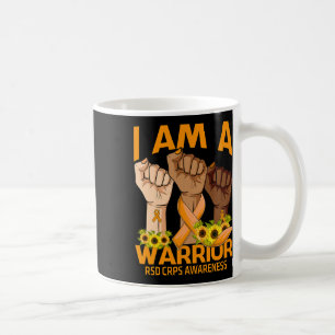 Hand I Am A Warrior Rsd Crps Awareness Sunflower Coffee Mug
