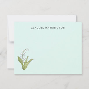 Hand-Illustrated Lily of the Valley Spring Floral Card