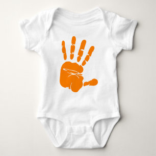 Hand impression baby bodysuit