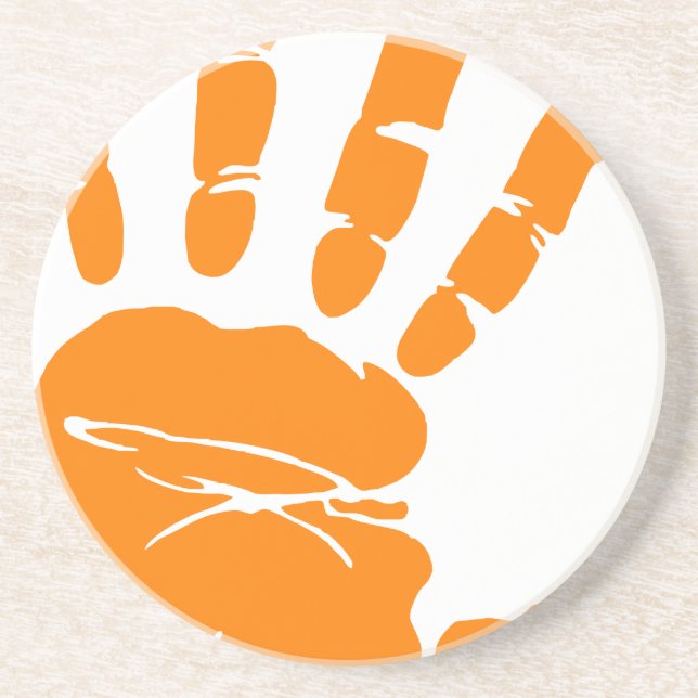 Hand impression coaster (Front)