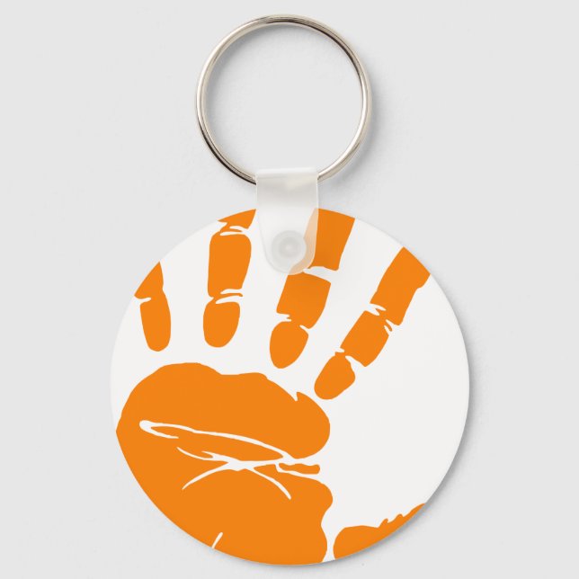 Hand impression key ring (Front)