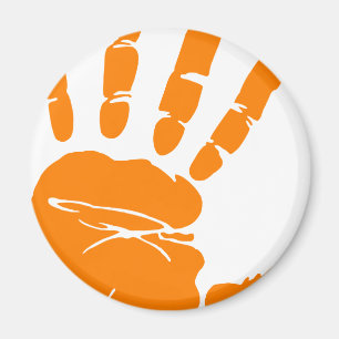 Hand impression magnet