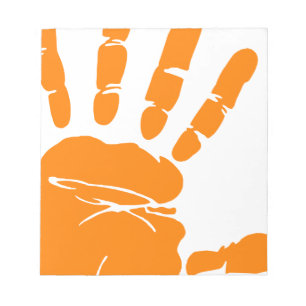 Hand impression notepad