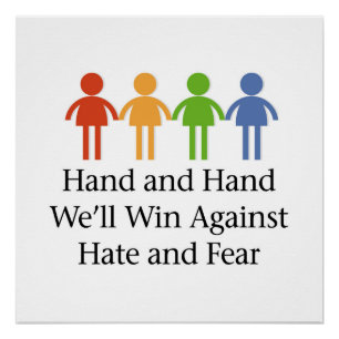 Hand in Hand Against Hate and Fear Poster