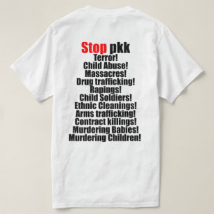 Hand in hand against pkk terrorism T-Shirt