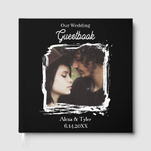 Hand in Hand, Heart to Heart Photo Wedding Guest Book