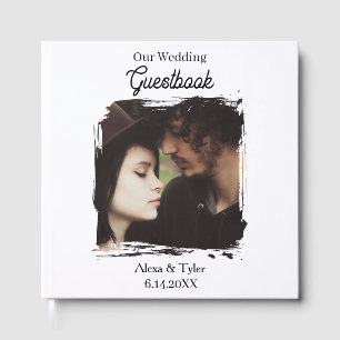 Hand in Hand, Heart to Heart Photo Wedding Guest Book