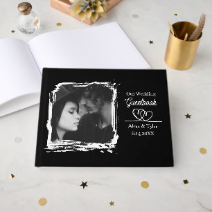Hand in Hand, Heart to Heart Photo Wedding Guest Book
