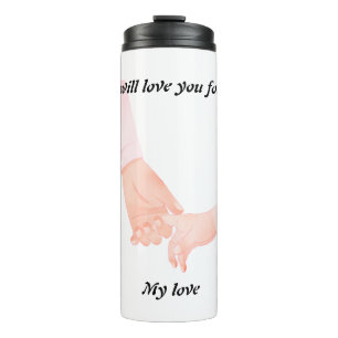 Hand in Hand Love Art – Parent & Child Holding Han Thermal Tumbler