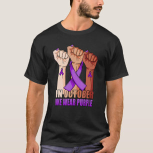 Hand In October we wear Purple Rett Syndrome Aware T-Shirt