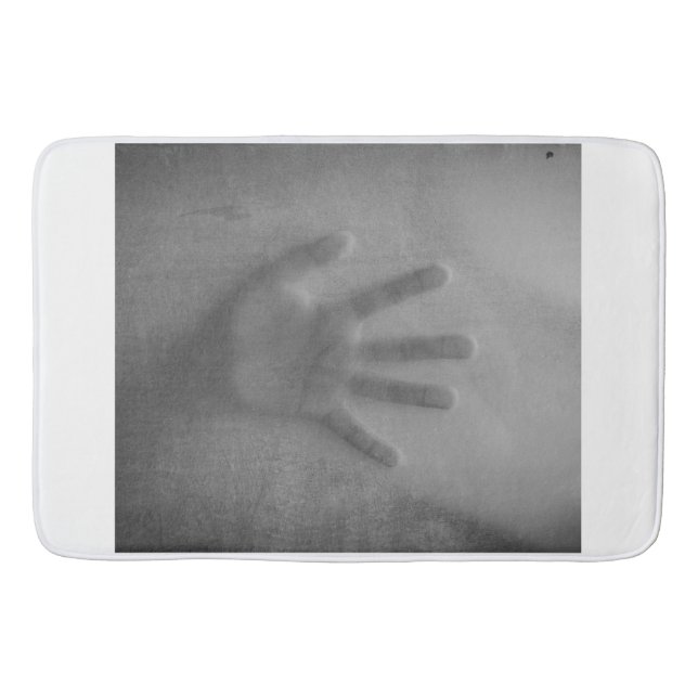 hand in the shower bath mat (Front)