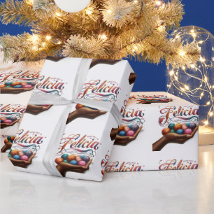 Hand Knit by Felicia Gift Wrap