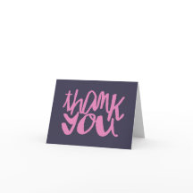 Hand Lettered Baby Shower Thank You Cards