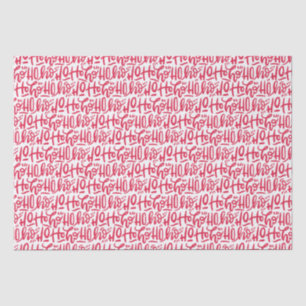 Hand-lettered Christmas Santa Ho Ho Ho Tissue Paper