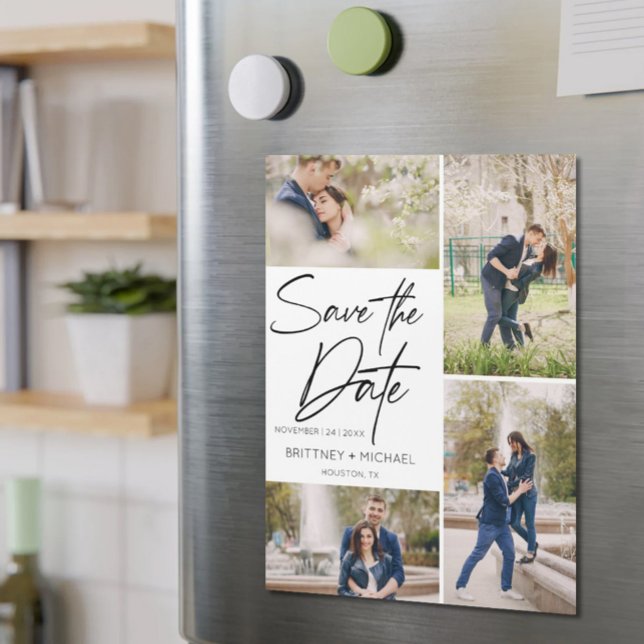 Hand Lettered Collage Save The Date (Creator Uploaded)