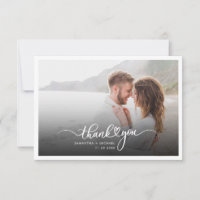 Hand-Lettered Couples Wedding Photo Modern