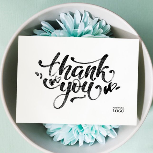 Hand Lettered Funky Branded Thank You Card (Creator Uploaded)