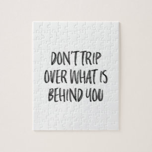 Hand Lettered Inspirational Motivational Quotes Jigsaw Puzzle
