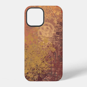 Hand made art. Colourful texture. Modern artwork. iPhone 12 Case