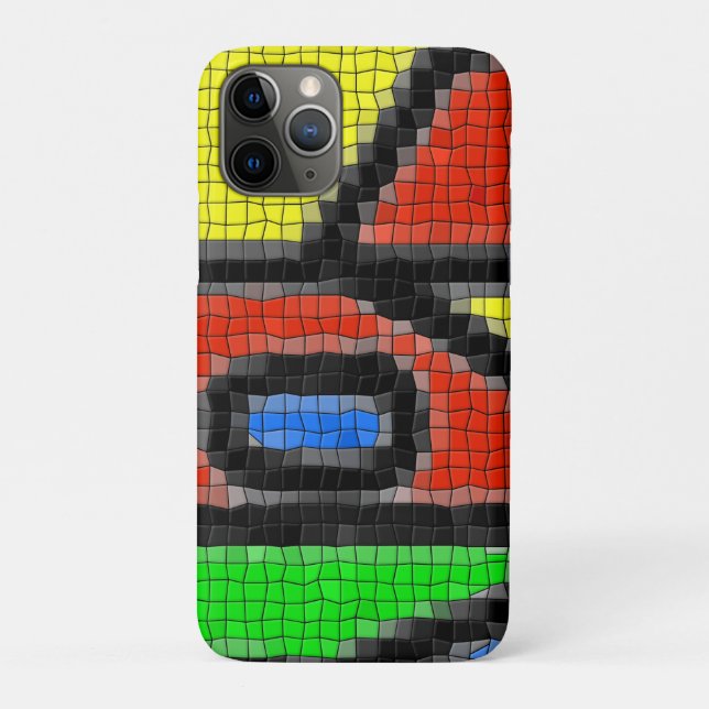 Hand-made mosaic, modern art. Case-Mate iPhone case (Back)