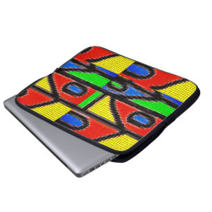 Hand-made mosaic, Painting Barcelona Tilles Case-M Laptop Sleeve