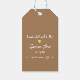 Hand Made Products Custom Signature Gift Tags