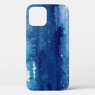 hand made shabby abstract background with watercol iPhone 12 case