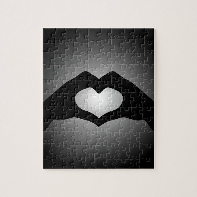 hand making sign Heart Jigsaw Puzzle (Vertical)