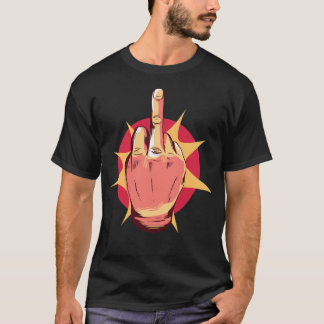 Hand Middle Finger. T-Shirt