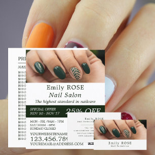Hand Model, Nail Technician, Nail Salon Flyer