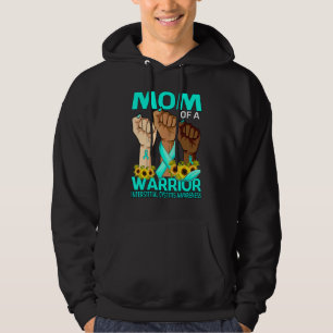 Hand Mum Of A Warrior Interstitial Cystitis Awaren Hoodie
