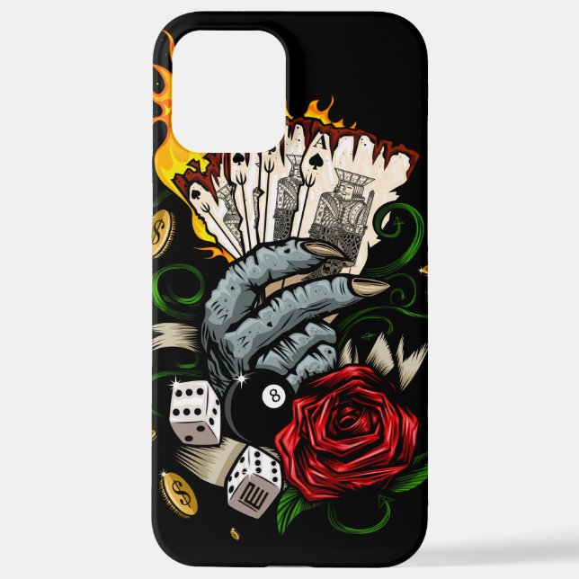 Hand Of Cards iPhone Case (Back)
