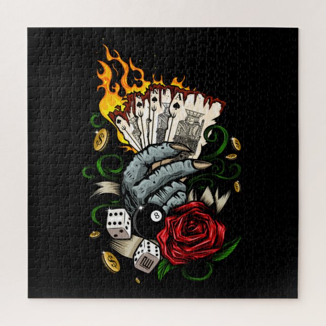 Hand Of Cards Jigsaw Puzzle (Vertical)