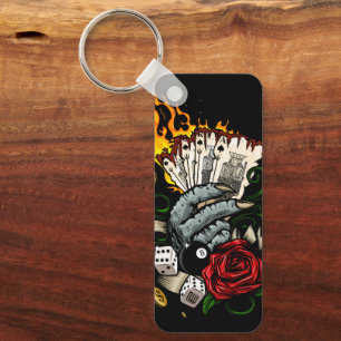 Hand Of Cards Key Ring