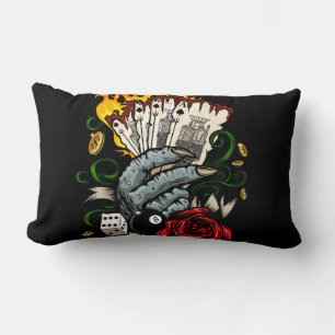 Hand Of Cards Lumbar Cushion