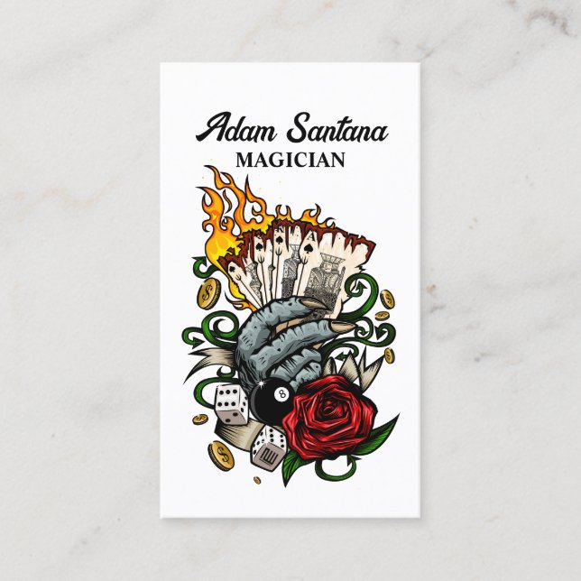 Hand Of Cards Magician (Front)