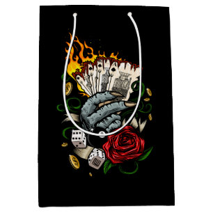 Hand Of Cards Medium Gift Bag