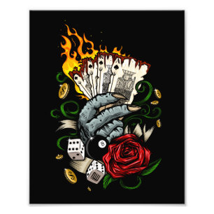 Hand Of Cards Photo Print