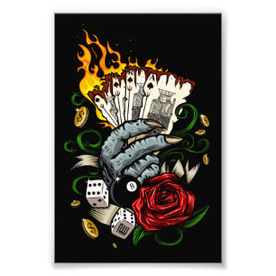 Hand Of Cards Photo Print