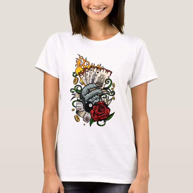 Hand Of Cards T-Shirt (Front)