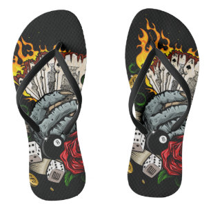 Hand Of Cards Thongs