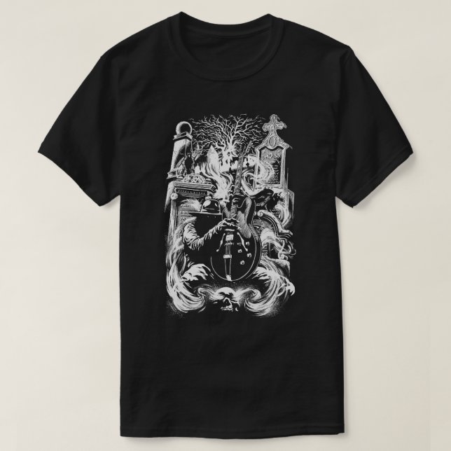 Hand of Doom m metal stoner rock guitar heavy T-Shirt (Design Front)