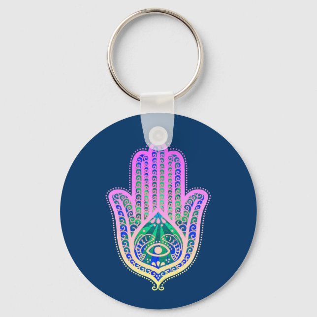 Hand of Fatima Key Ring (Front)