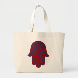 Hand of Fatima Large Tote Bag